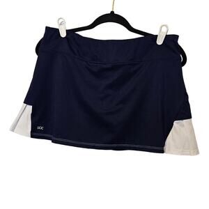 DUC Womens Navy White   Flirt 2 Tennis Skort Skirt